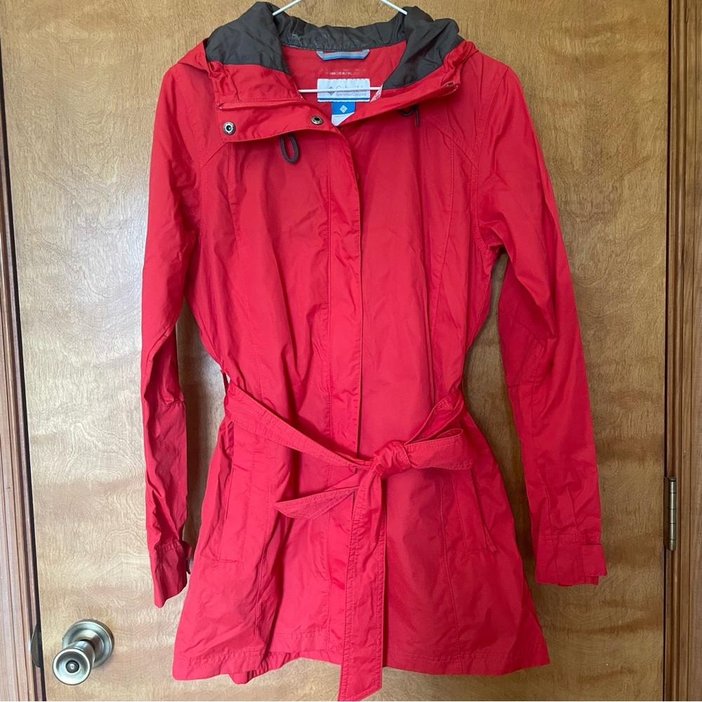 Columbia Women's Red rain jacket